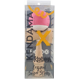 Kendama X Originala, Profesionala, Flippy, Rubber Grip, din Lemn, 18 cm,- Roz/Gri - vivimall.ro