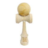 Kendama X Originala, Profesionala, Vivimall, SUPER BIG cu Cupe KING SIZE, Bila Super Sticky, Diametrul 17 cm, din Lemn, 52 x 20 cm, Natural Maro - vivimall.ro