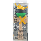 Kendama X Originala, Profesionala, Flippy, Super Sticky din Lemn, 18 cm, Galben/Negru/Verde - vivimall.ro