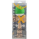 Kendama X Originala, Profesionala, Flippy, Super Sticky din Lemn, 18 cm, Verde/Alb - vivimall.ro