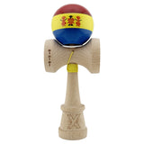 Detaliu cupă mare Big Cups V3 kendama profesională Tricolor, diametru 5,1 cm, finisaj Super Sticky