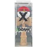 Kendama X Original, Professional, Дървен крал, 18 см, Червен/Бял/Жълт