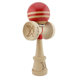 Kendama Originala X - Rainbow, Super Sticky, V3 King Size Cup, Gaura in Baza, Profesionala, Vivimall, din Lemn, 18 cm, Rosu