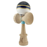 Kendama X Originala ROYAL SPIKE, Profesionala, Vivimall, Cupe Mari KING SIZE V3, Super Sticky, Gaura in Baza, Rulment Metalic, din lemn 18 cm, Ata 55 cm, Inel Albastru inchis