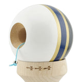 Kendama X Originala ROYAL SPIKE, Profesionala, Vivimall, Cupe Mari KING SIZE V3, Super Sticky, Gaura in Baza, Rulment Metalic, din lemn 18 cm, Ata 55 cm, Inel Albastru inchis