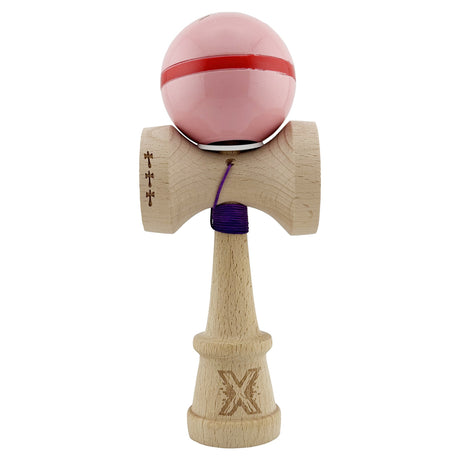 Kendama Originala X - Silken, Super Sticky, V3 King Size Cup, Gaura in Baza, Profesionala, Vivimall, din Lemn, 18 cm, Pink - vivimall.ro