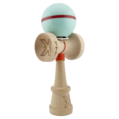 Kendama Originala X - Silken, Super Sticky, V3 King Size Cup, Gaura in Baza, Profesionala, Vivimall, din Lemn, 18 cm, Mint - vivimall.ro
