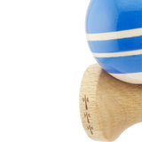 Kendama X Rainbow Originala, Profesionala, Vivimall, Big Cups V2, Super Sticky cu Cupe Mari, Rulment Metalic, din lemn 18 cm, Ata 55 cm, Albastru/Maro - vivimall.ro
