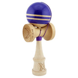 Kendama X Rainbow Originala, Profesionala, Vivimall, Big Cups V2, Super Sticky cu Cupe Mari, Rulment Metalic, din lemn 18 cm, Ata 55 cm, Violet/Maro