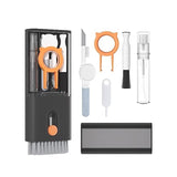Kit Multifunctional de Curatare Produse Electronice 10in1, Flippy, pentru Laptop, Tastatura, Telefon, Casti, Negru - vivimall.ro