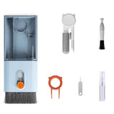 Kit Multifunctional de Curatare Produse Electronice 10in1, Flippy, pentru Laptop, Tastatura, Telefon, Casti, Albastru - vivimall.ro