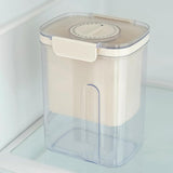 Kit Presa Pentru Branza, Vivimall, Filtru de Iaurt, Strecuratoare de Iaurt Grecesc, Filtru de lapte, 18x9.7x13 cm, Lingura Neagra 20x1.6 cm, Alb - vivimall.ro