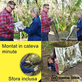 Kit Supravietuire Multifunctional Instrumente Profesionale, Trusa De Prim-Ajutor, Pentru Camping, Drumetii, Aventuri In Aer Liber, Borseta Inclusa, Model Army - vivimall.ro