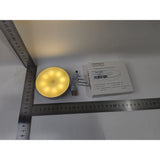 Lampa de Veghe LED, Vivimall, cu Senzor de Miscare, Incarcare USB, 0.6W, 300mAh, Design Rotund, Alb, 8.5x2.3 cm - vivimall.ro