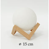 Lampa De Veghe Luna, Culori, Lumina Led, Alimentare Baterii, Stand Din Plastic, 15 Cm