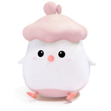 Lampa de Veghe pentru Copii, Vivimall, din Silicon, Senzor Tactil, Model Pui, Lumina Calda, Protectie pentru Ochi, Incarcare USB, Capacitate Baterie Incorporata 800mAh, 11 x 10 x 12.4 cm, Roz - vivimall.ro