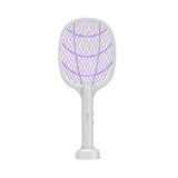 Lampa Electrica Impotriva Tantarilor, 43 X 18 X 9.2 Cm, Reincarcabila Cu Cablu Usb Inclus, Plasa Din Aluminum Alb - vivimall.ro