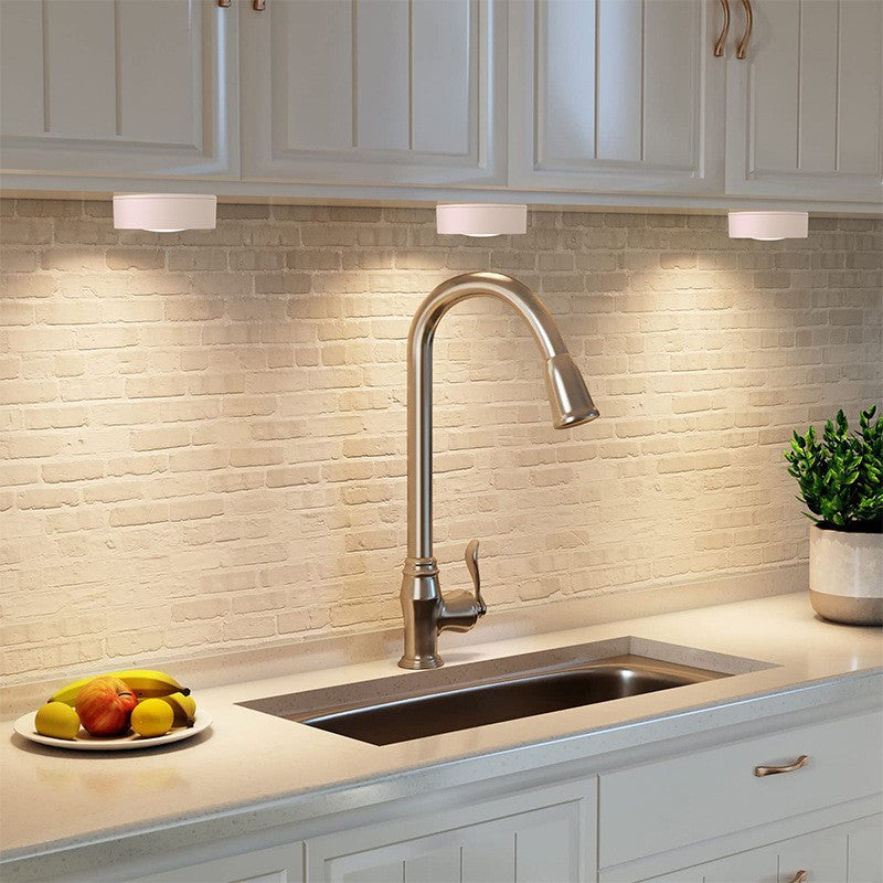 Lampa Led Vivimall, Fara Fir, cu Baterii, 3 Culori de Lumina, cu Telecomanda, din Plastic, Alb - vivimall.ro