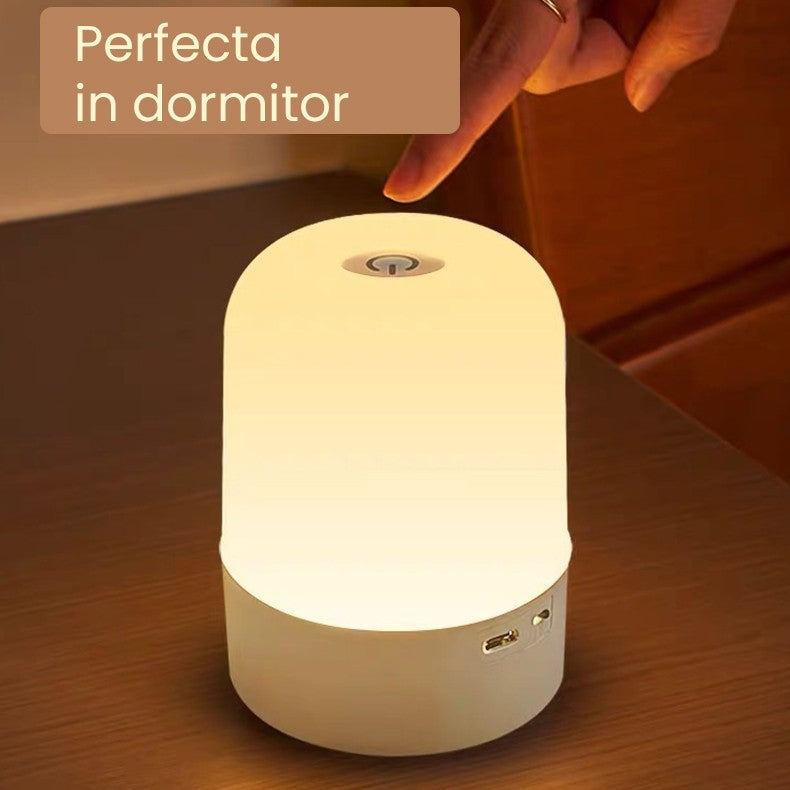 Lampă LED pe masă de birou, lumină albă naturală, utilizare lectură nocturnă, unghi 45 grade