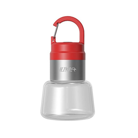 Lampa Portabila, Flippy, de Voiaj/Camping, Incarcare USB, IPX5, LED RGB, din ABS, 300 mAh, 10 x 5.5 x 5.5 cm, Rosu