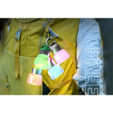 Lampa Portabila, Flippy, de Voiaj/Camping, Incarcare USB, IPX5, LED RGB, din ABS, 300 mAh, 10 x 5.5 x 5.5 cm, Verde