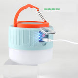 Преносима лампа, слънчева + USB зареждане, интелигентен дисплей за батерията, 32 MP обхват, 3 режима