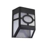 Lampa solara cu senzor Geometric, IP65, Lumina Alb cald, Vivimall - vivimall.ro