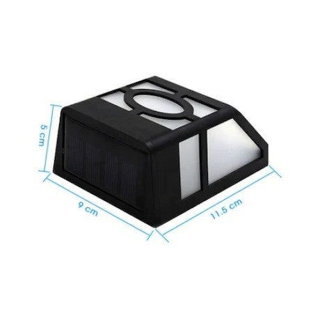 Lampa Solara Cu Senzor Geometric, Ip65, Lumina Colorata - vivimall.ro