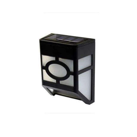 Lampa solara cu senzor Geometric, IP65, Lumina colorata, Vivimall - vivimall.ro