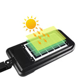 Lampa Solara De Exterior Led, 36 Cm X 11.5 Cm, Kit Montare Inclus, 2880 Lumeni 120 Cob Led 24 W - Echivalent 192 W Bec Incadescent, Ip65, Senzor De Miscare, 3 Moduri De Iluminare, Senzor De Lumina, 12 Grile, Alb Rece - vivimall.ro