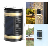 Lampa Solara Led Decorativa Cu Lumina Bidirectionala, Ip65, 1.2V, 600Mah, 15.1 X 9 X 6 Cm, Material Abs, Alb Cald - vivimall.ro