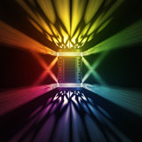 Lampa Solara Led Decorativa Cu Lumina Bidirectionala, Ip65, 1.2V, 600Mah, 15.1 X 9 X 6 Cm, Material Abs, Multicolor - vivimall.ro