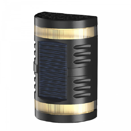 Lampa solara LED decorativa cu lumina bidirectionala Vivimall,  IP65, 1.2V, 600mah, 15.1 x 9 x 6 cm, material ABS, multicolor - vivimall.ro