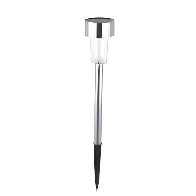 Lampa solara Led decorativa pentru gradina, Argintie, Vivimall, Lumina Multicolor - vivimall.ro