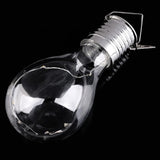 Lampa Solara Led Decorativa Sub Forma De Bulb, Pentru Exterior, Suspendata, Ip65, Ultron Transparent, Lumina Rece - vivimall.ro