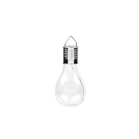 Lampa Solara Led Decorativa Sub Forma De Bulb, Pentru Exterior, Suspendata, Ip65, Ultron Transparent, Lumina Rece - vivimall.ro