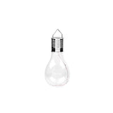 Lampa Solara LED Decorativa sub forma de Bulb, pentru exterior, suspendata, IP65, Ultron Transparent, lumina rece, Vivimall - vivimall.ro