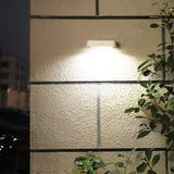 Lampa Solara Led Dreptunghiulara Pentru Perete, 18 X 7 Cm, Senzor Miscare, 6V, Abs, 2200Mah, Rezistent La Apa, Culoare Lumina Alb Rece, Alb - vivimall.ro