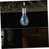 Lampa Solara LED, Vivimall, Model Bec, pentru Exterior, IP65, Lumina Multicolora, Transparent - vivimall.ro