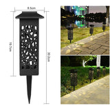 Lampa solara LED Vivimall, tip felinar cu acoperis, pentru gradina, inaltime 30.2 cm, putere 0.2W, 1.2V, 600mAh, alb cald - vivimall.ro