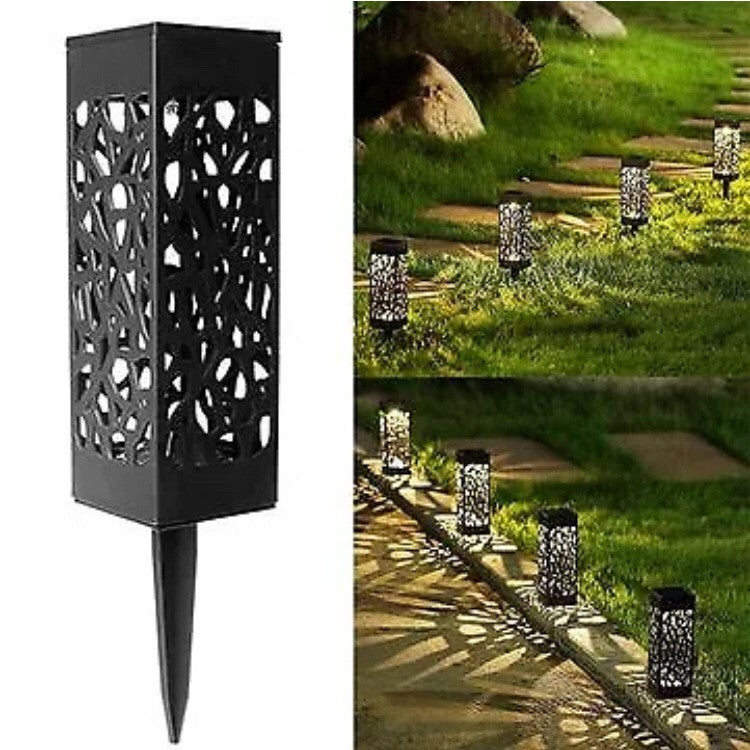 Lampa Solara Led, Tip Felinar, Pentru Gradina, Inaltime 28.5 Cm, Putere 0.2W, 1.2V, 600Mah, Alb Rece - vivimall.ro