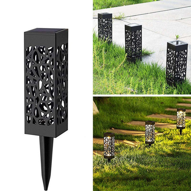 Lampa Solara Led, Tip Felinar, Pentru Gradina, Inaltime 28.5 Cm, Putere 0.2W, 1.2V, 600Mah, Alb Rece - vivimall.ro