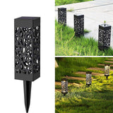 Lampa Solara Led, Tip Felinar, Pentru Gradina, Inaltime 28.5 Cm, Putere 0.2W, 1.2V, 600Mah, Alb Rece - vivimall.ro
