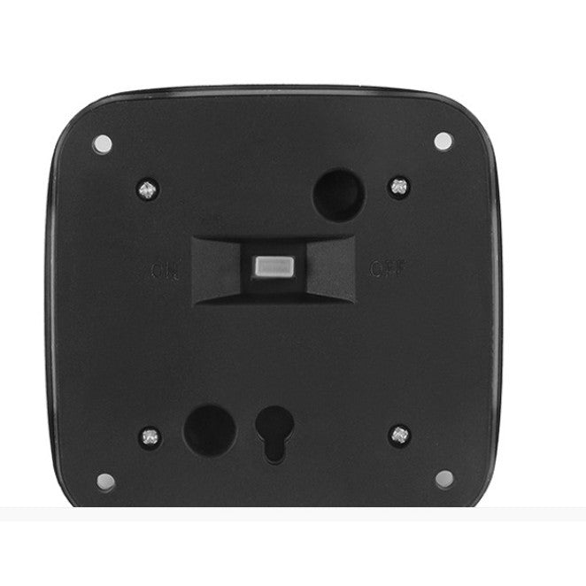 Lampa Solara Led Pentru Gradina, 8 Led-Uri, Prindere De Perete Sau Impamantare, Ip65, Forma Patrat, Material Abs Si Policarbonat, 9 X 9 Cm, Baterie 1.2V, 600 Mah, Alb Rece - vivimall.ro