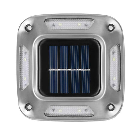 Соларна лампа 8 LEDs квадратна многоцветна | Elumina