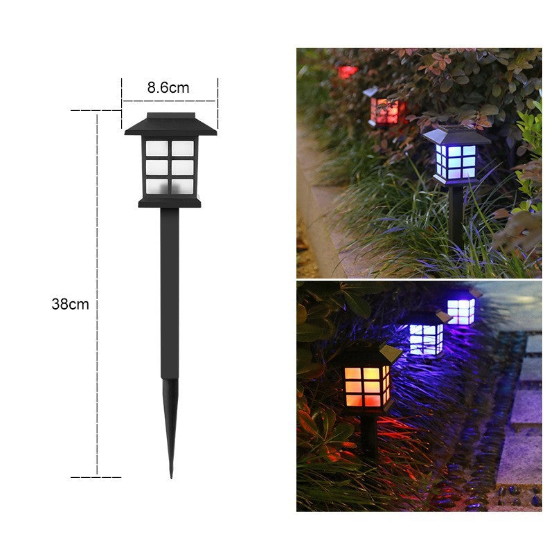 Lampa solara Led pentru gradina, Tip felinar, Vivimall, Multicolor - vivimall.ro