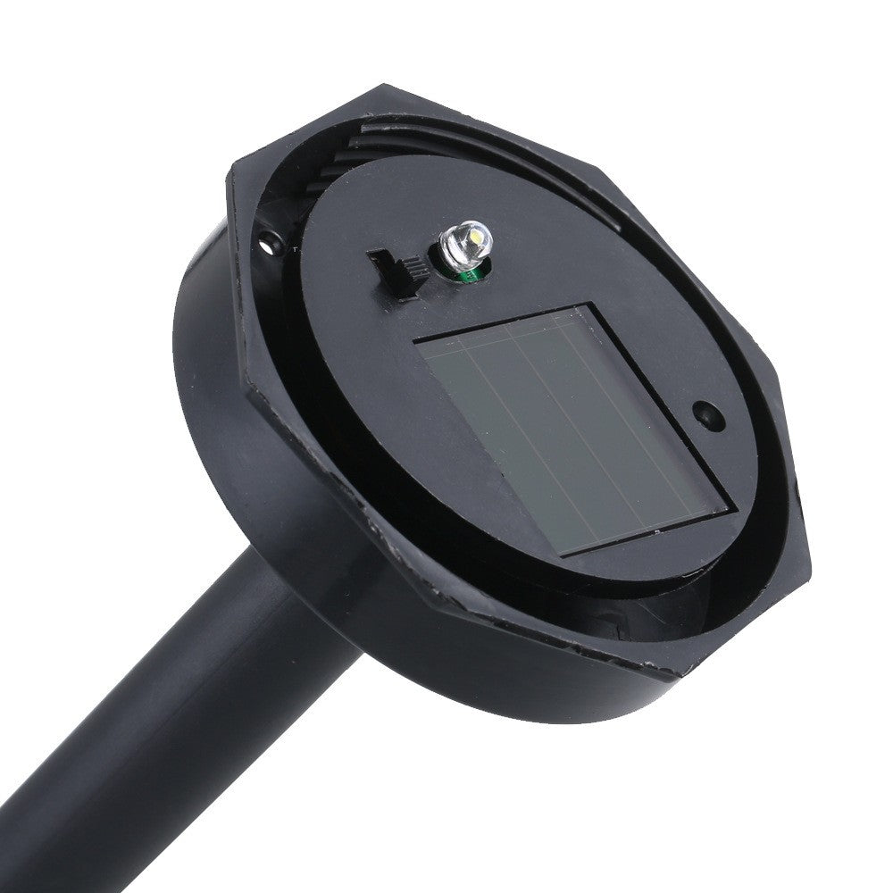 Lampa solara LED, Sferica, Tip Glob Vivimall, Diametru 10 cm, Alb cald - vivimall.ro