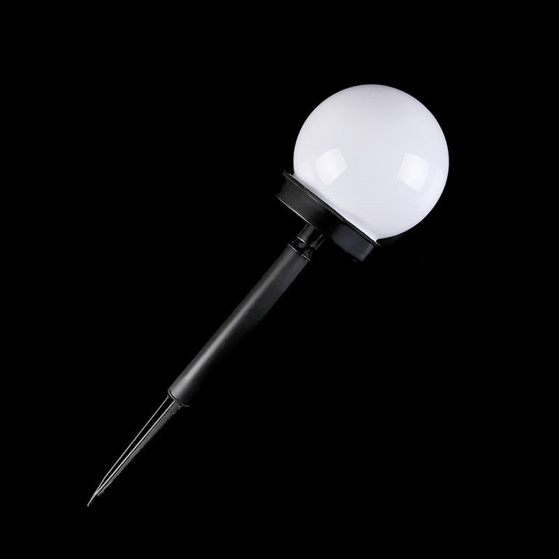 Lampa Solara Led, Sferica, Tip Glob, Diametru 10 Cm, Alb Cald - vivimall.ro