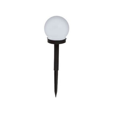 Lampa Solara Led, Sferica, Tip Glob, Diametru 10 Cm, Alb Cald - vivimall.ro