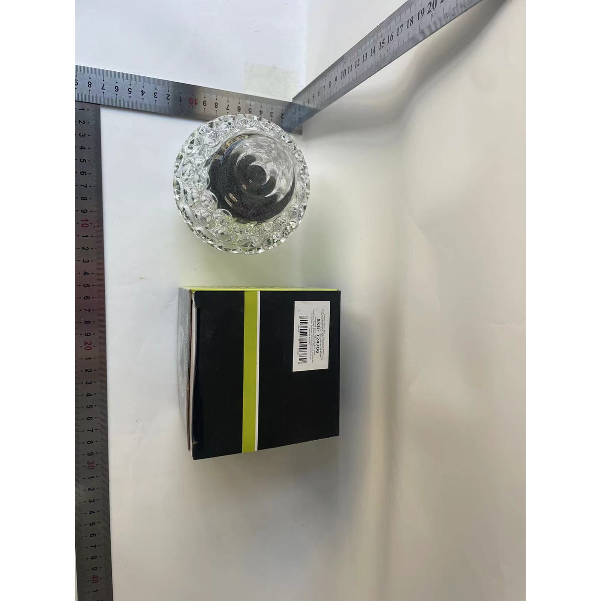 Lampa solara LED tip Glob cristal pentru gradina/trepte/terasa Vivimall, rezistent la apa IP65, 10 x 9.5 cm, 1.2V, ABS, 600mAh, multicolor - vivimall.ro